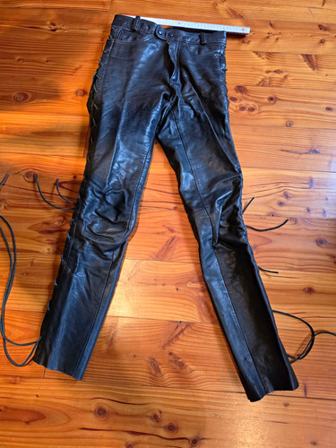 Motorrad schnür lederhose - schnür,