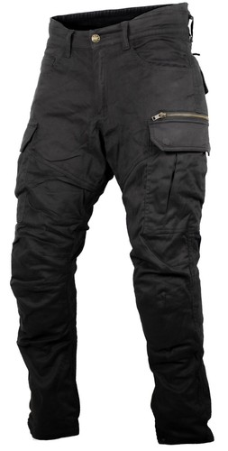 Schwarze motorrad cargo jeans - motorrad,