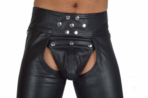 Schwarze motorrad leder - schwarze,