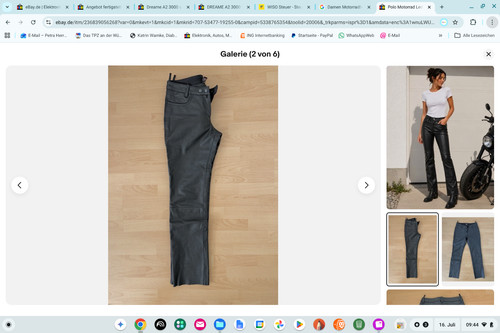Motorradhose damen polo - damen, ,polo