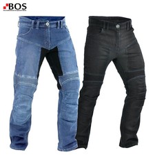 Herren Motorrad Jeans Schwarz